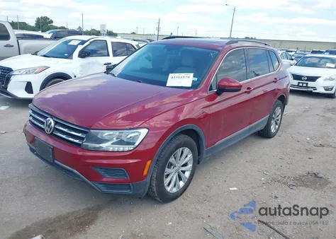 2018 Volkswagen Tiguan 2.0T Se/2.0T Sel из США, поврежденный, VIN 3VV3B7AX4JM128415